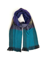Shupaca Alpaca Alpaca Scarf - Plaid Nightfall