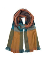 Shupaca Alpaca Alpaca Scarf - Plaid Rustic Dune