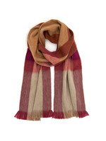 Shupaca Alpaca Alpaca Sacrf - Plaid Sea Coral
