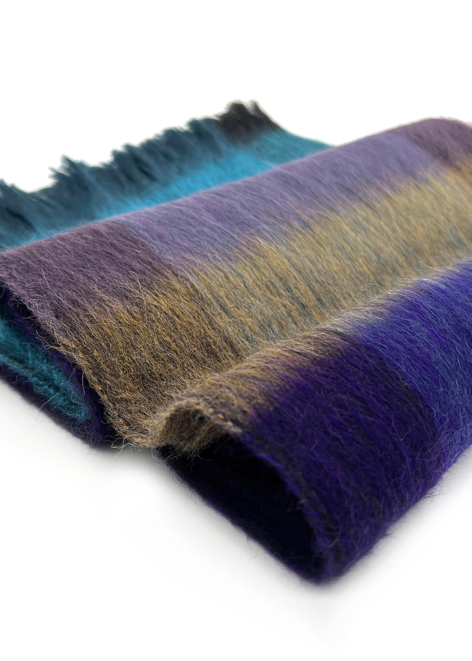 Shupaca Alpaca Alpaca Scarf - Plaid Nightfall