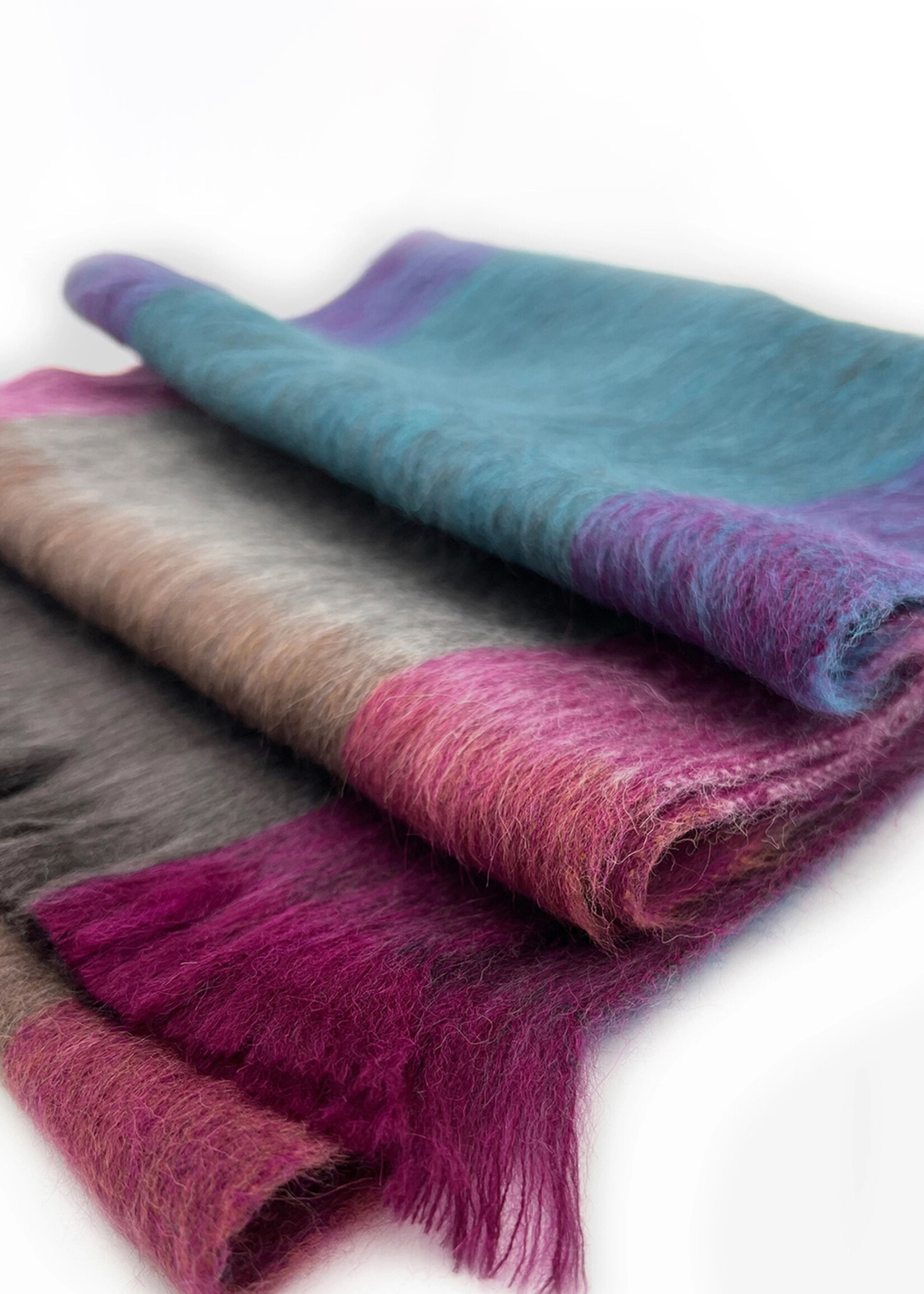 Shupaca Alpaca Alpaca Scarf - Plaid Kaleidoscope