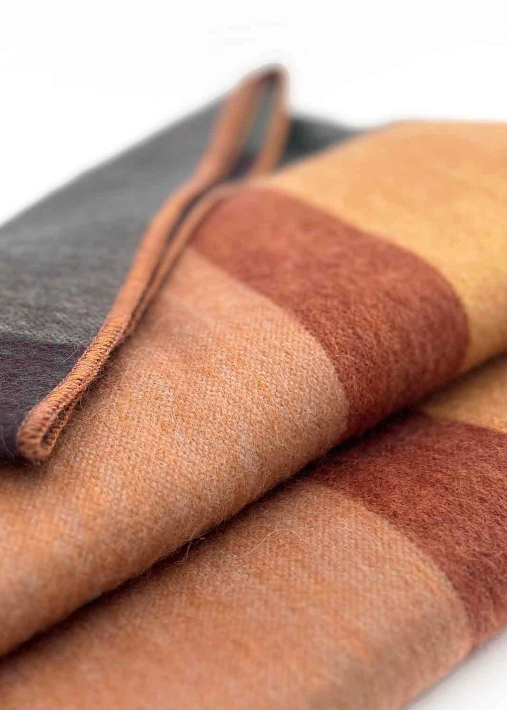 Shupaca Alpaca Alpaca Throw Blanket 45in x 70in - Mojave