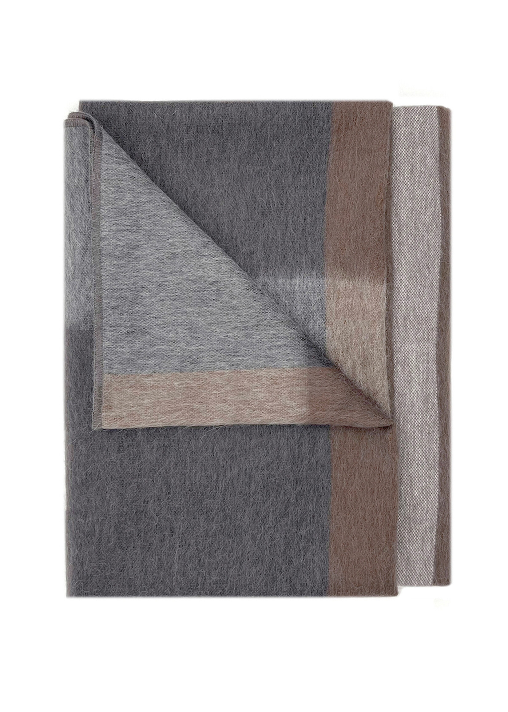 Shupaca Alpaca Alpaca Throw Blanket 45in x 70in - Woodland