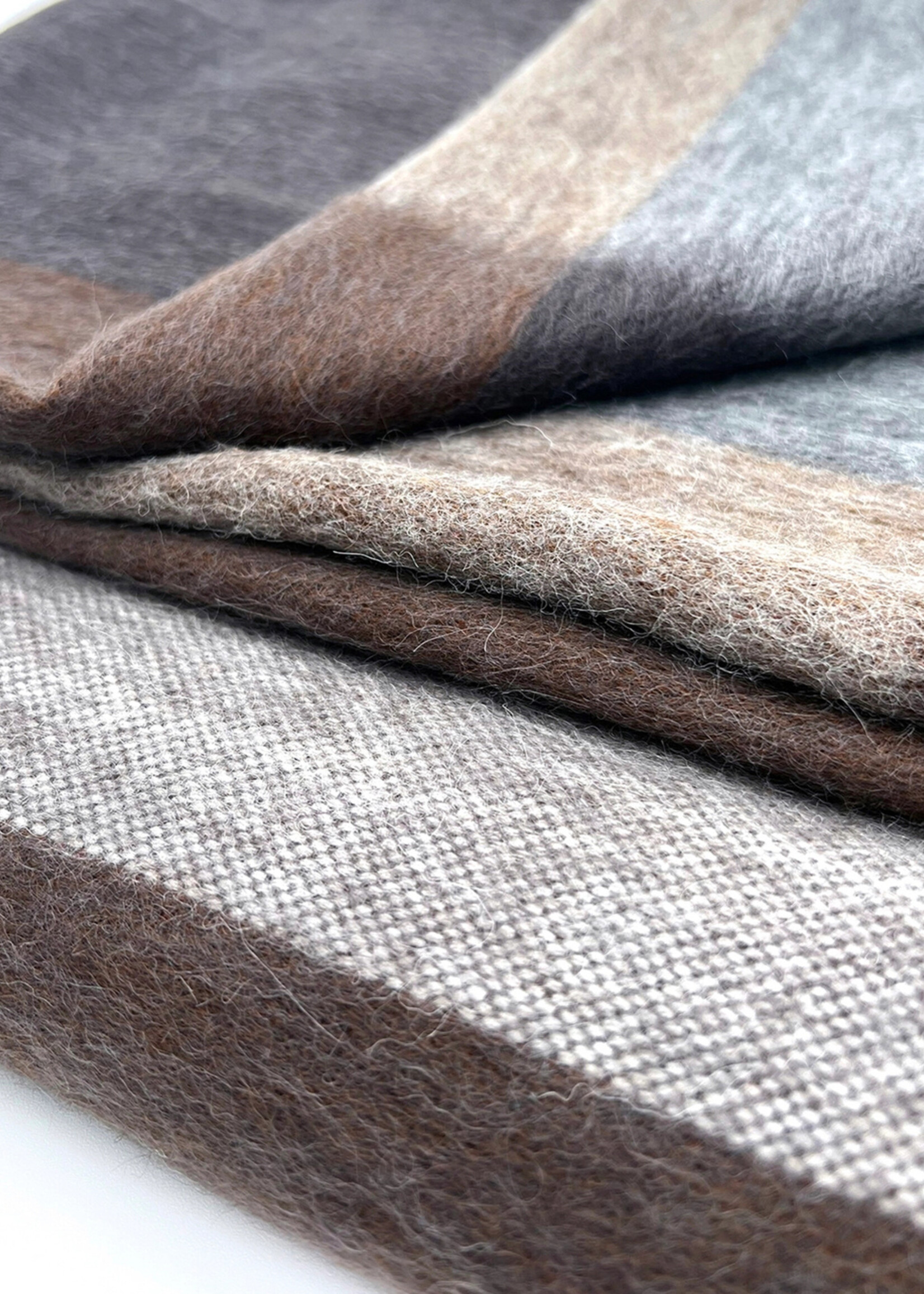 Shupaca Alpaca Alpaca Throw Blanket 45in x 70in - Woodland