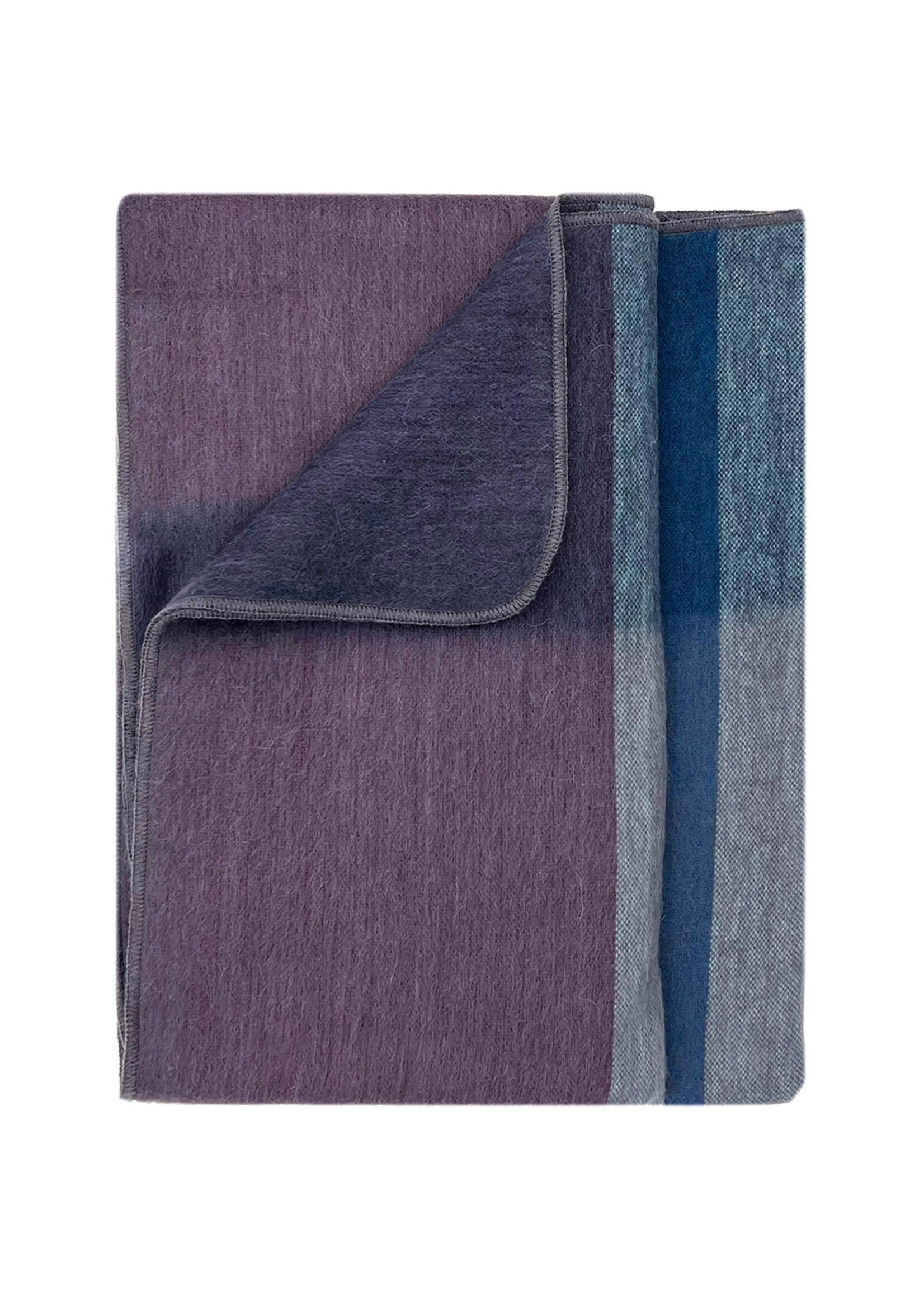 Shupaca Alpaca Alpaca Throw Blanket 45in x 70in - Plum