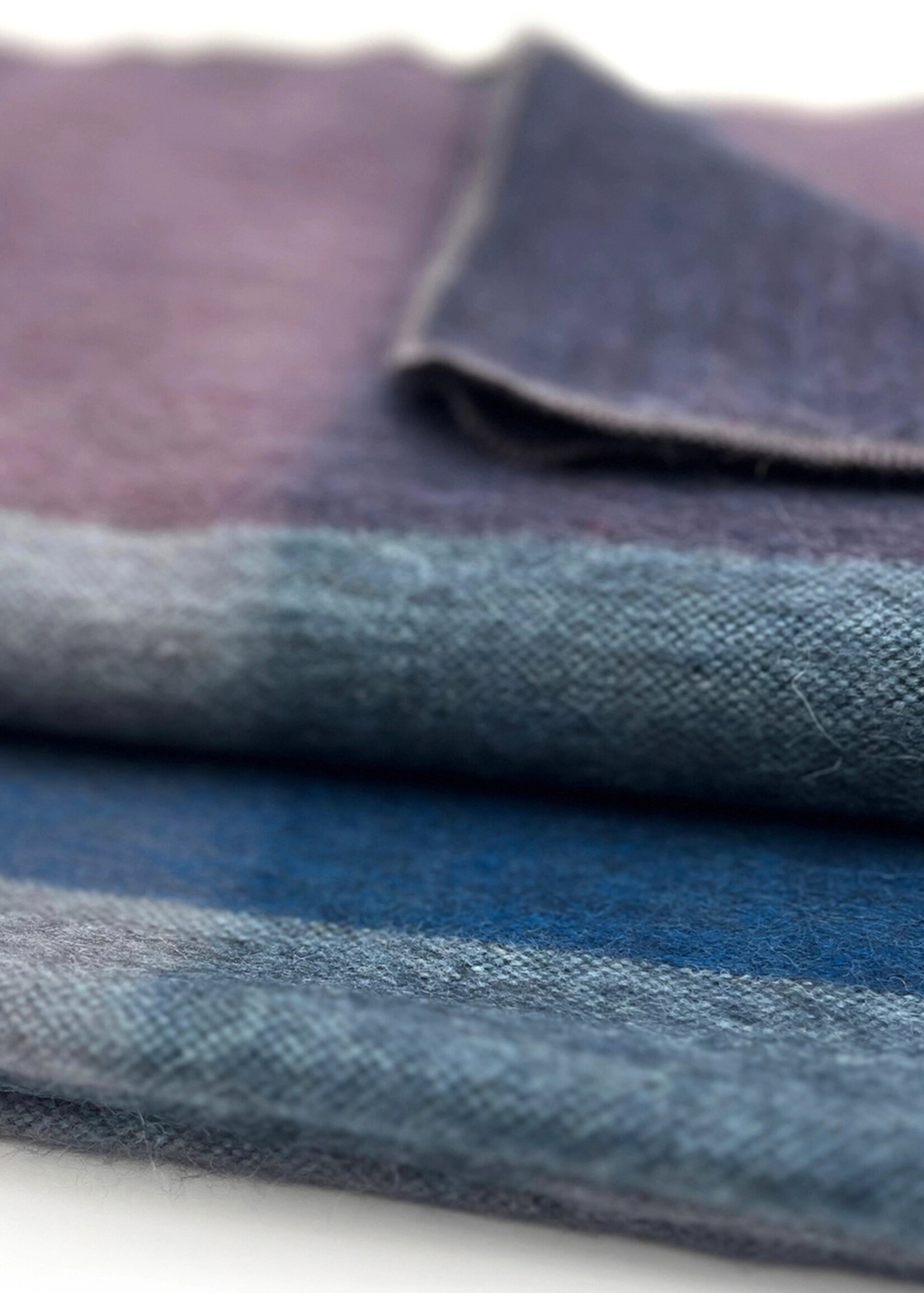 Shupaca Alpaca Alpaca Throw Blanket 45in x 70in - Plum