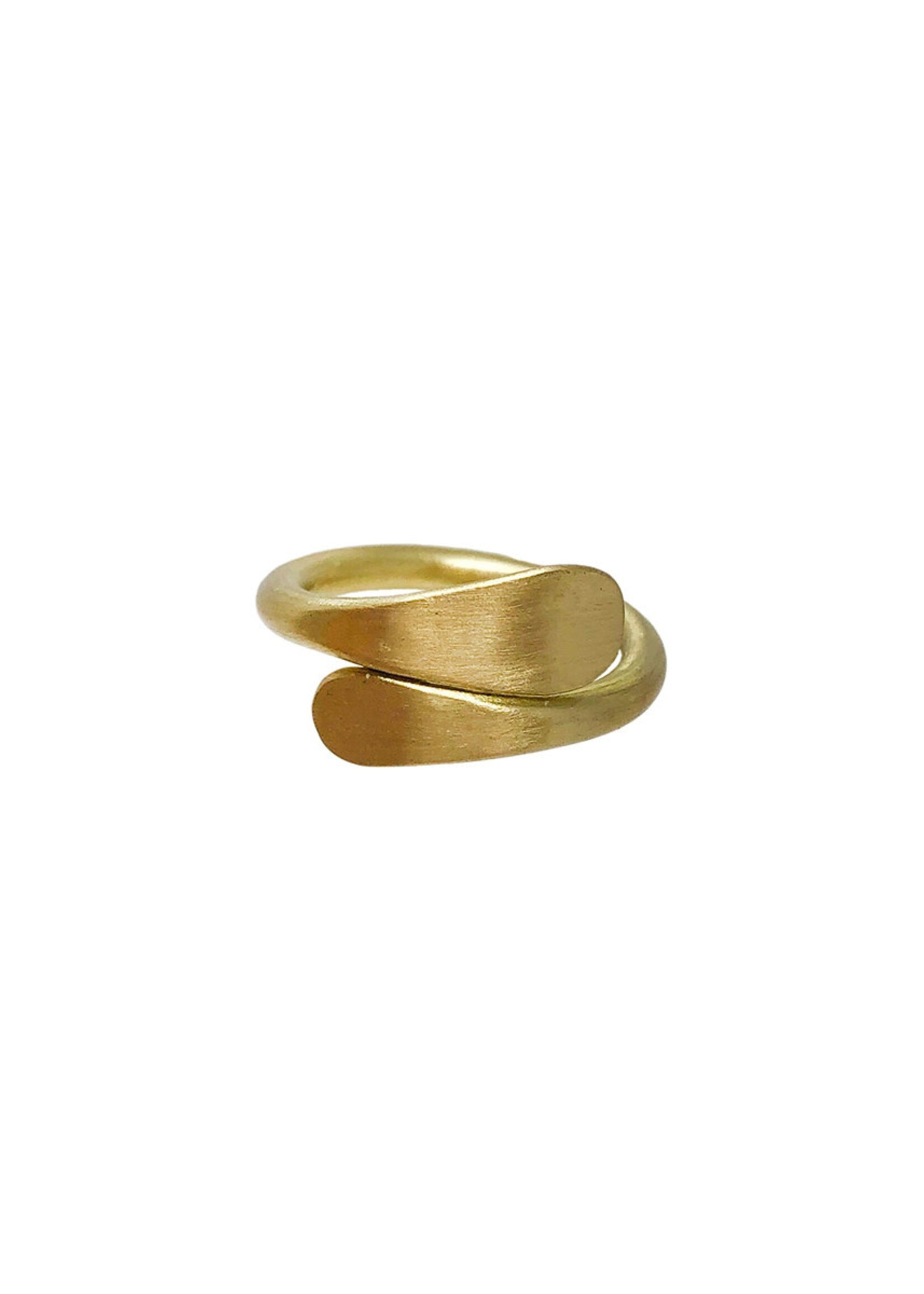 WorldFinds Overlap Ring - Gold Tone