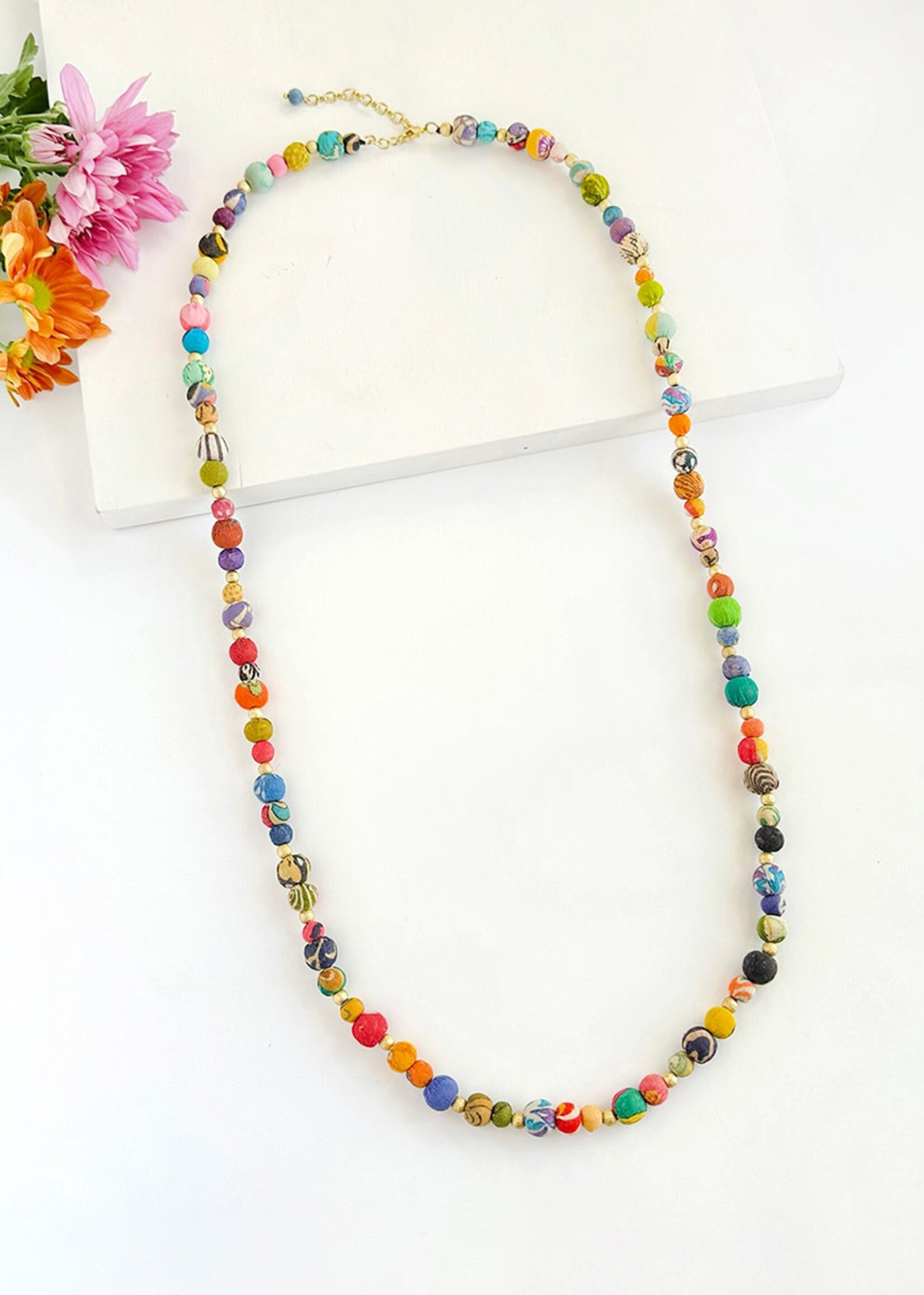 WorldFinds Kantha Sonnet Necklace