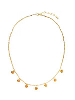 WorldFinds Charmed Necklace - Gold Tone