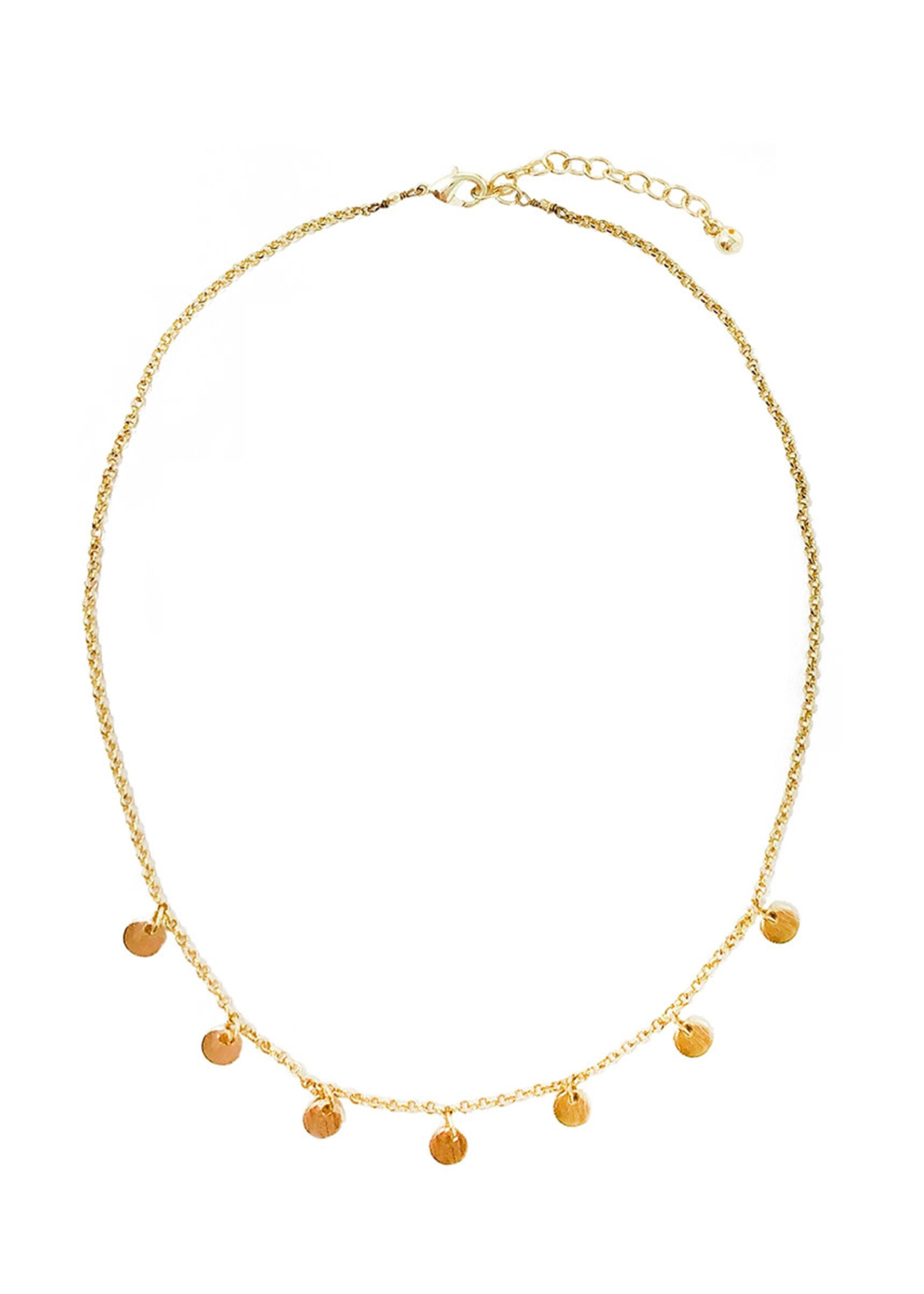 WorldFinds Charmed Necklace - Gold Tone