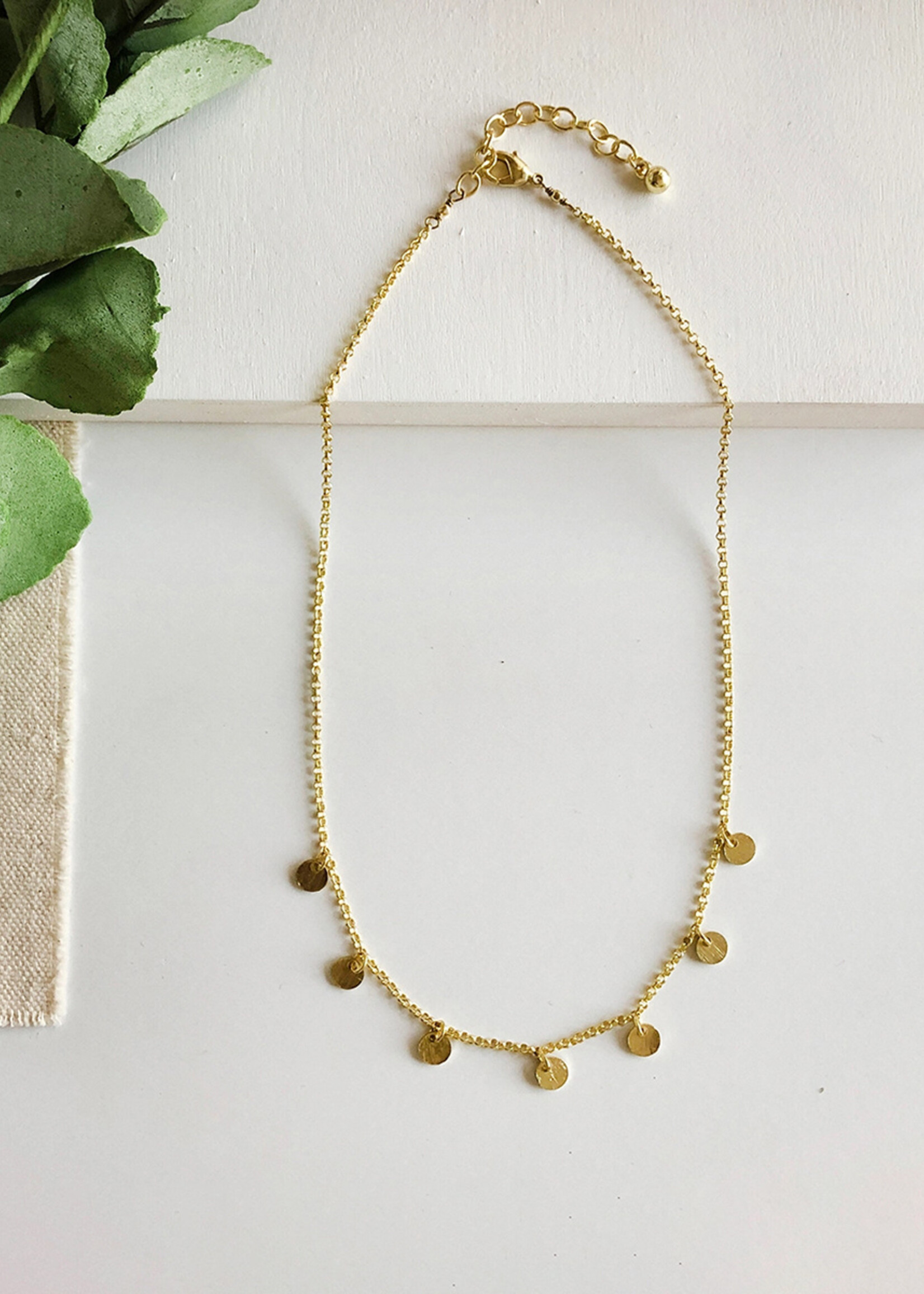 WorldFinds Charmed Necklace - Gold Tone