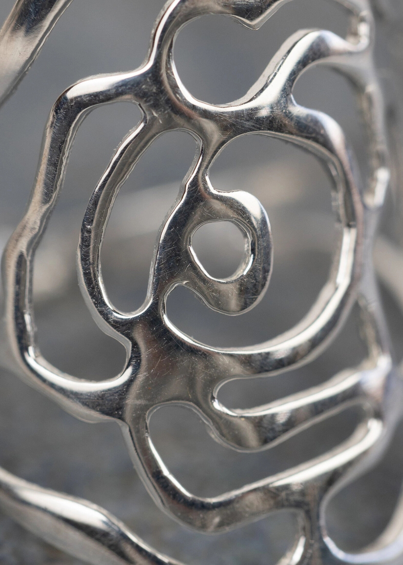 Ten Thousand Villages Amita Floral Statement Ring