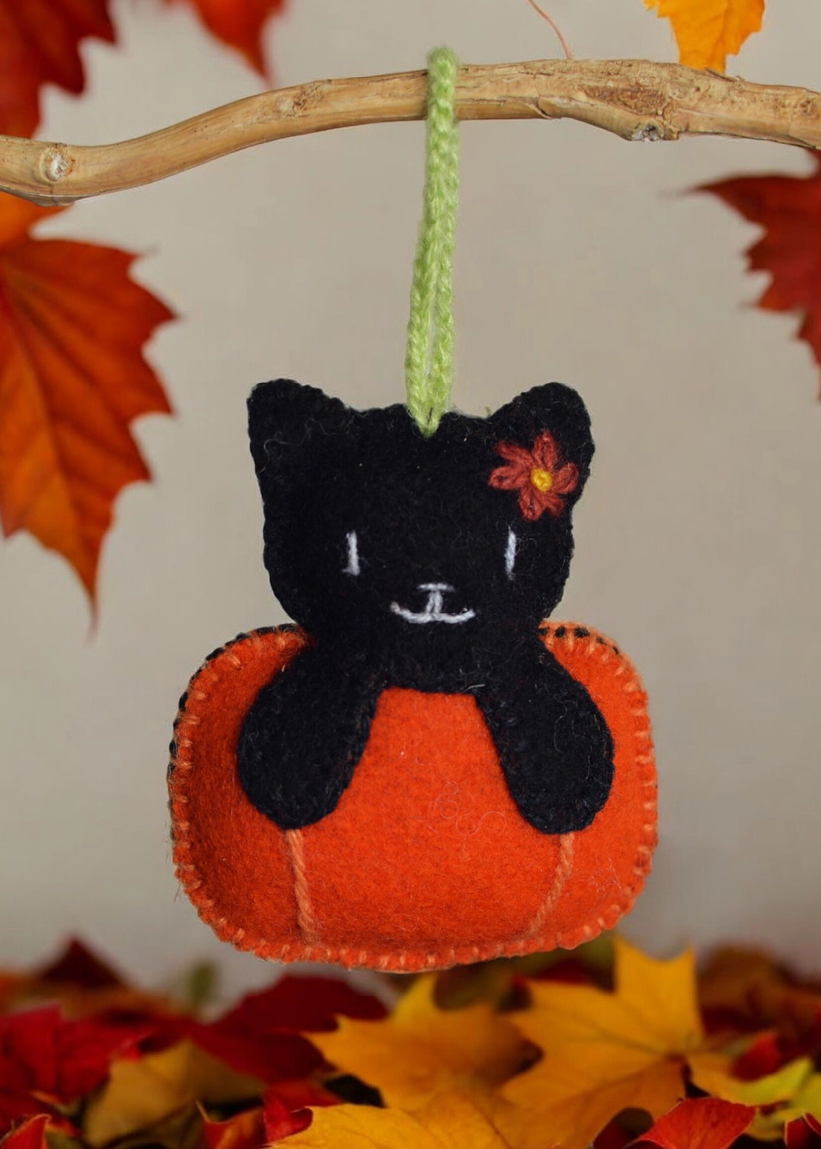 Melange Collection Halloween Cat Ornament