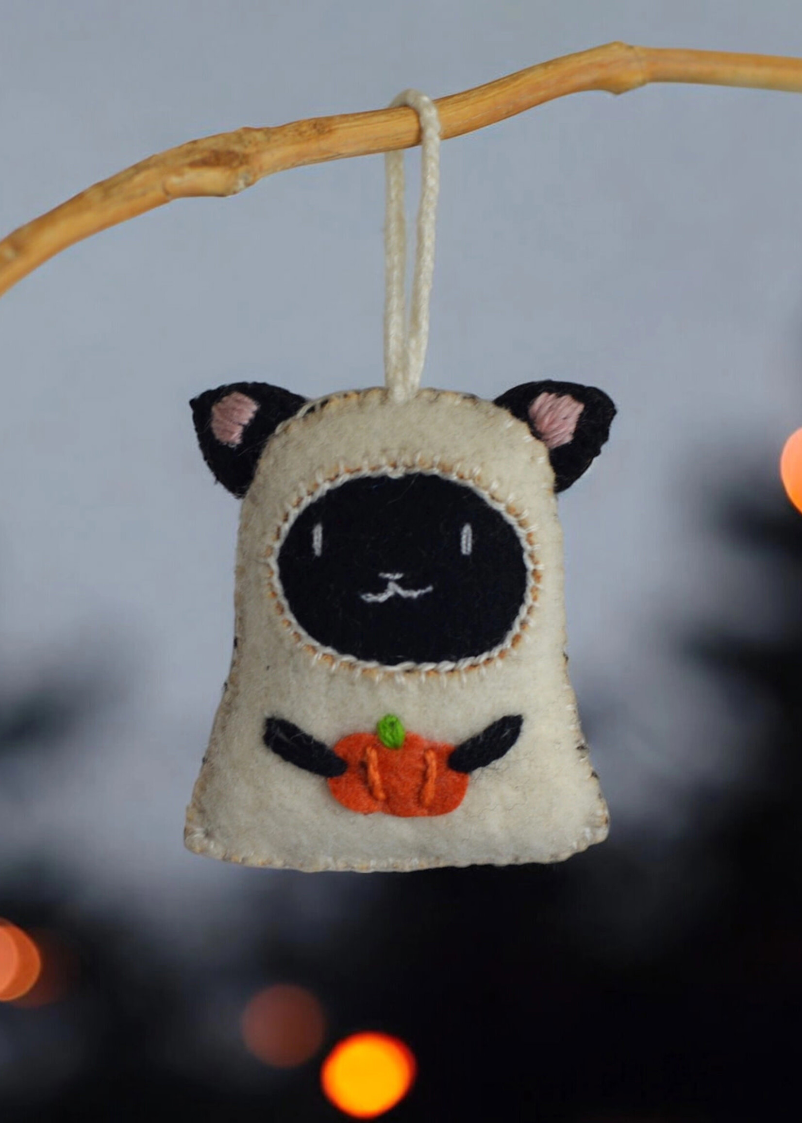 Melange Collection Halloween Cat Ornament