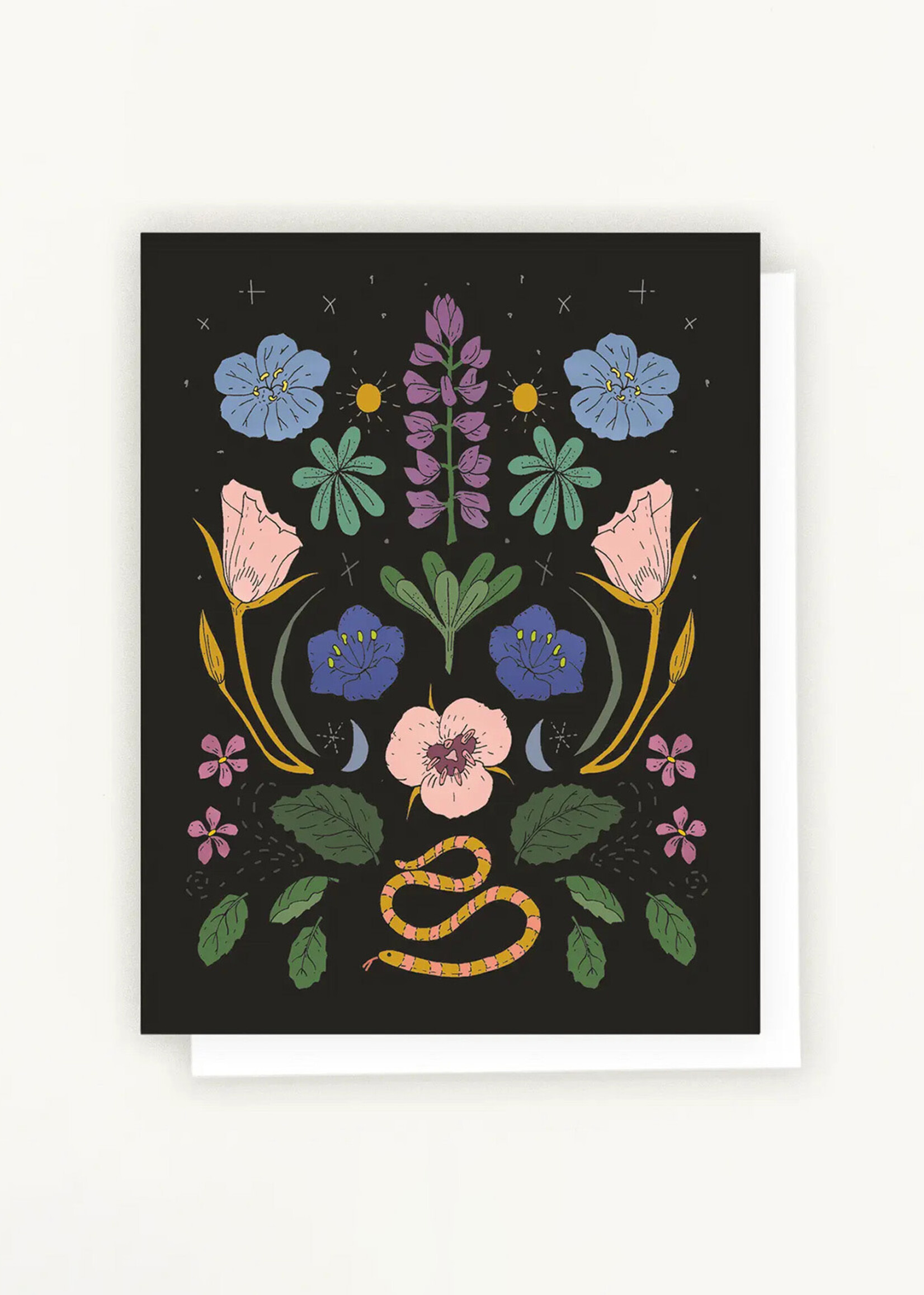 Lesley Goren Studio Lupine Heaven Card