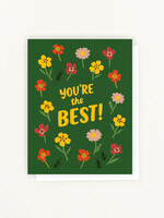 Lesley Goren Studio The Best With Flowers and Ants Card