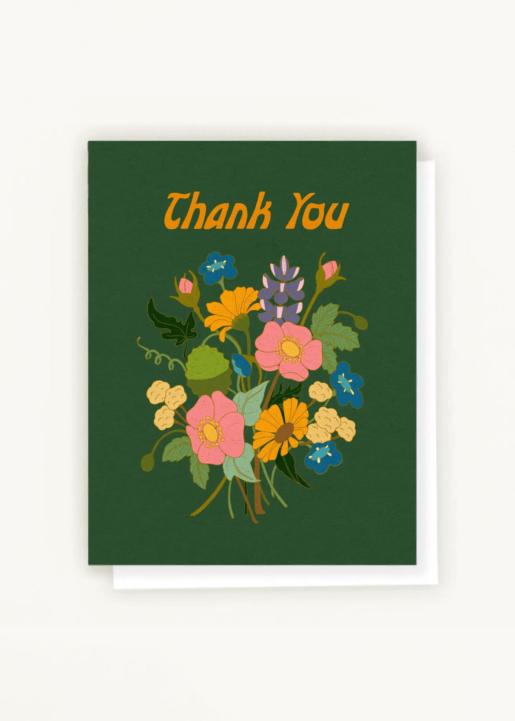 Lesley Goren Studio Golden Thank You Card
