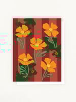 Lesley Goren Studio Oak, Poppy & Ladybug Card