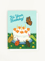 Lesley Goren Studio Poppy Cake Birthday and Bugs Card