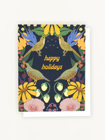 Lesley Goren Studio Califronia Quail Happy Holidays Card Set