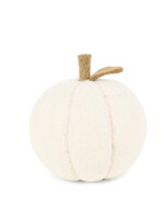 Gry and Sif 5" White Felt Pumpkin