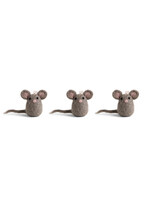 Gry and Sif Mini Felt Mice Ornament Set