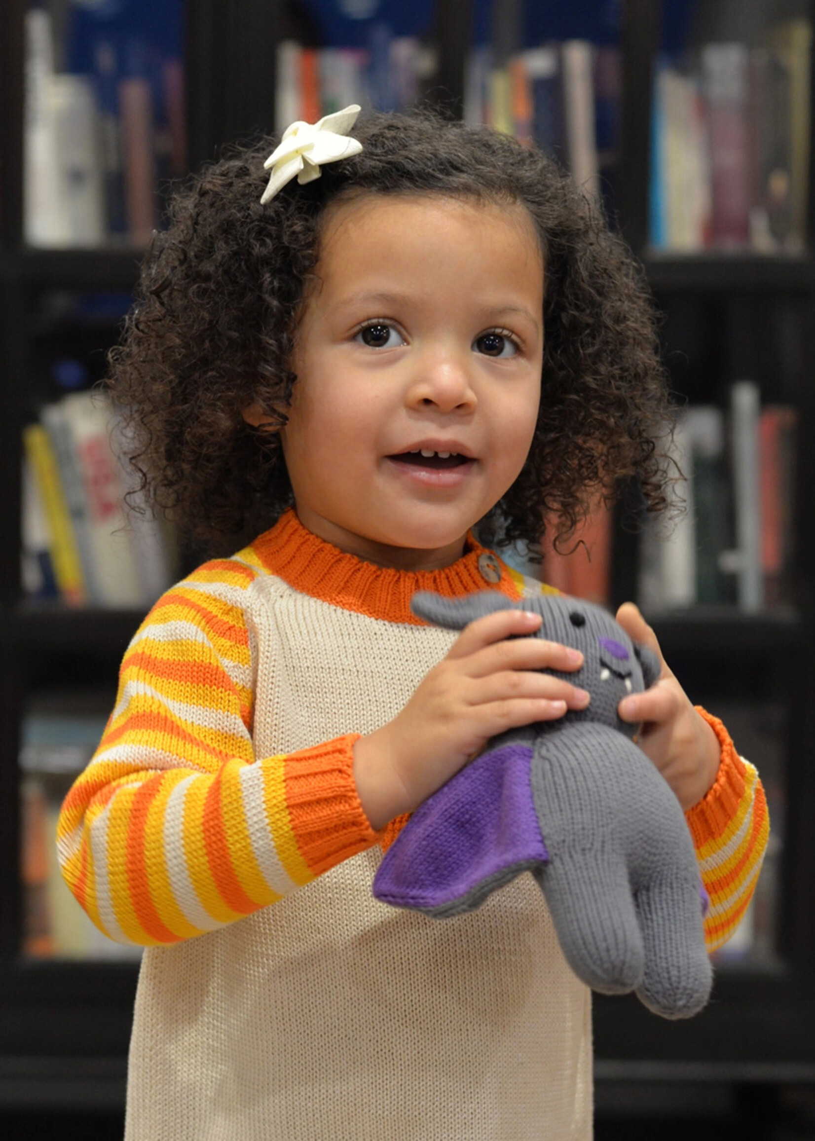 Melange Collection Knit Halloween Bat Stuffed Animal