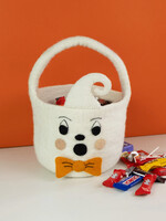 Global Goods Partners Felt Bucket - Halloween Ghost