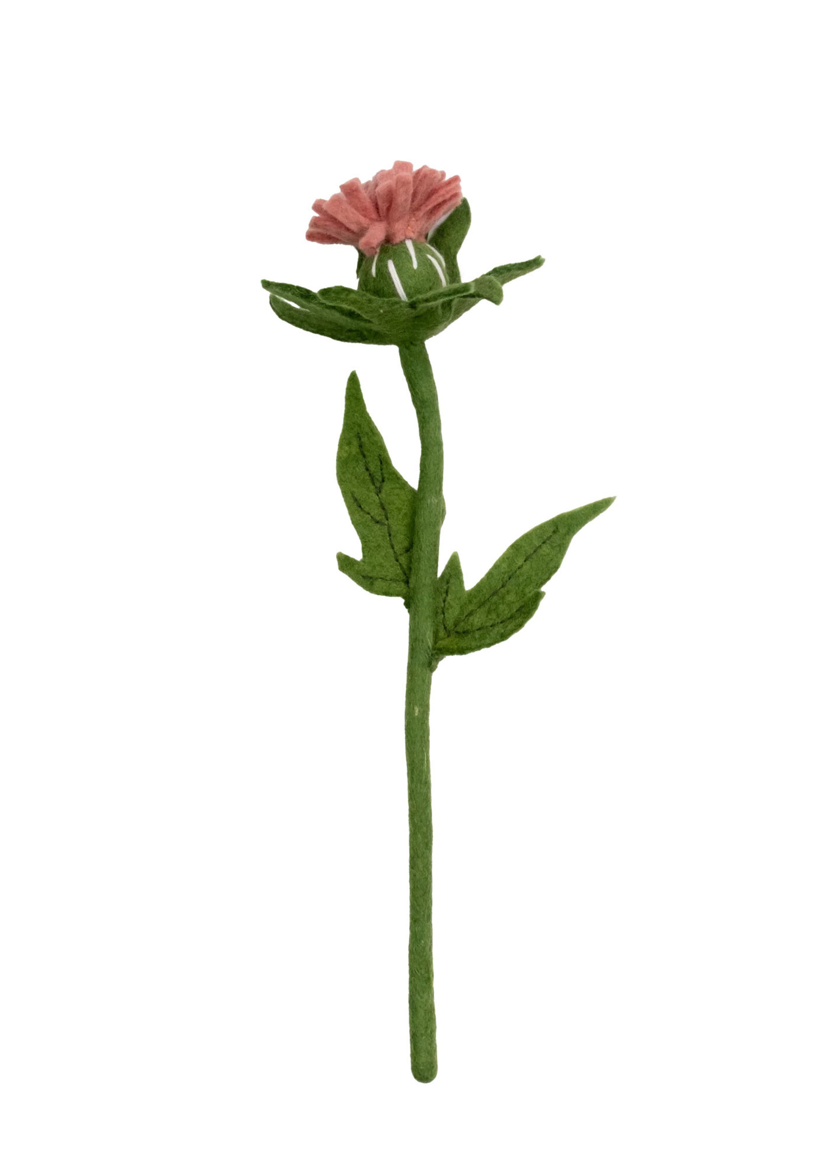 Global Goods Partners Thistle Stem Felt Flower