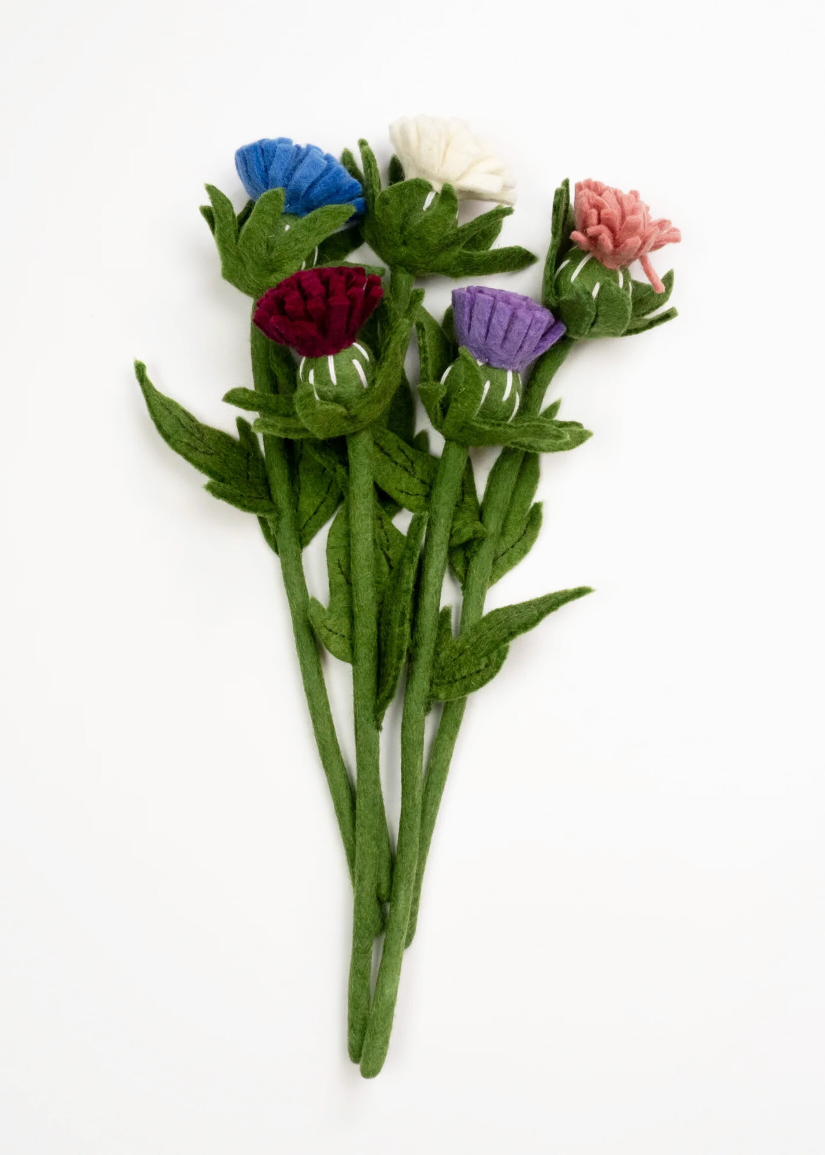 Global Goods Partners Thistle Stem Felt Flower