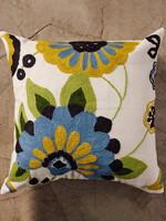 Ten Thousand Villages 18" Bela Embroidered Throw Pillow