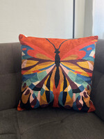 Natural Habitat 18" Art Nouveau Butterfly Throw Pillow