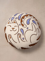 Ten Thousand Villages Cat Embroidered Pillow