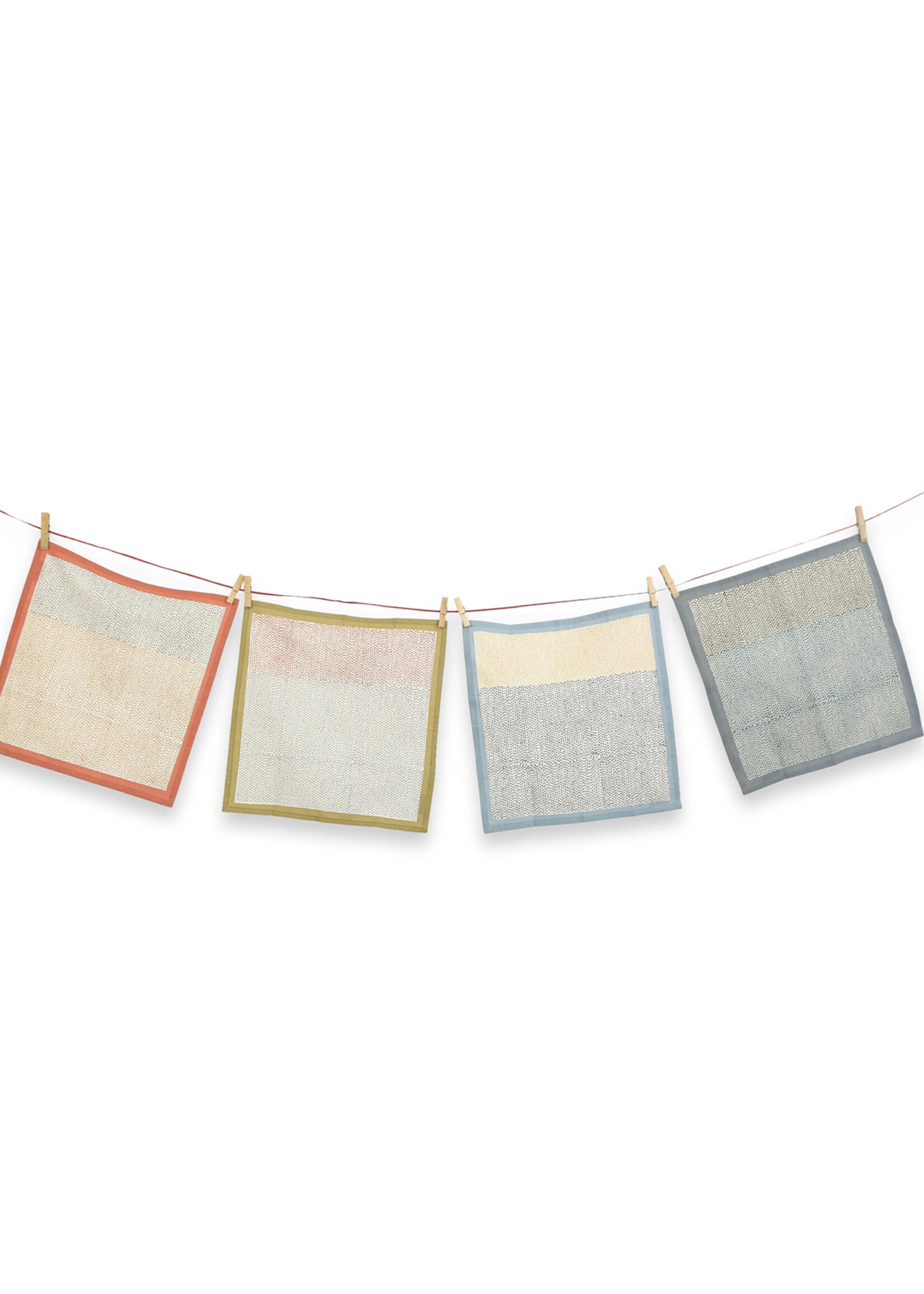 Sustainable Threads Raindrop Reverie Napkins - Set of 4