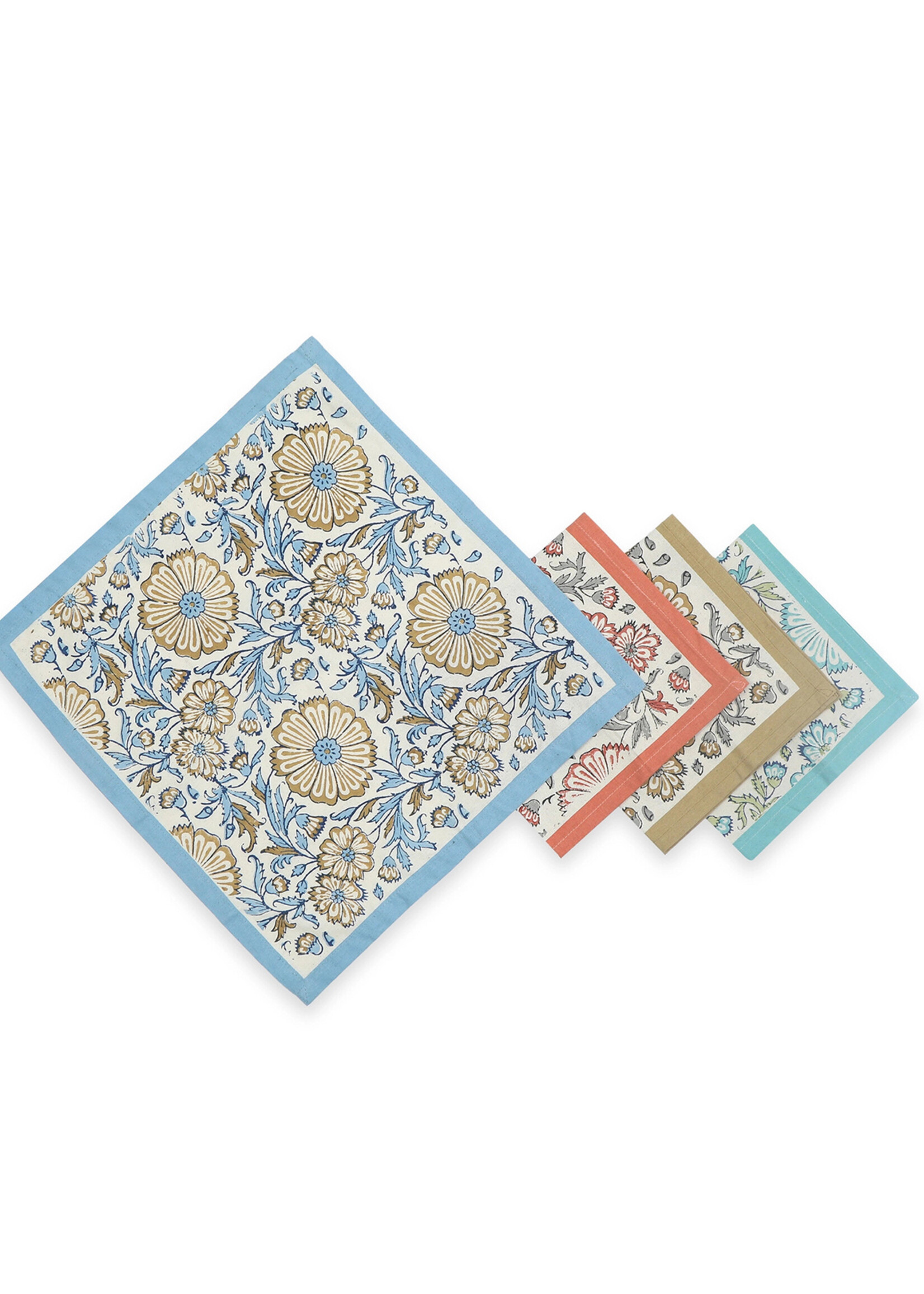 Sustainable Threads Bloom Reverie Napkins - Set of 4