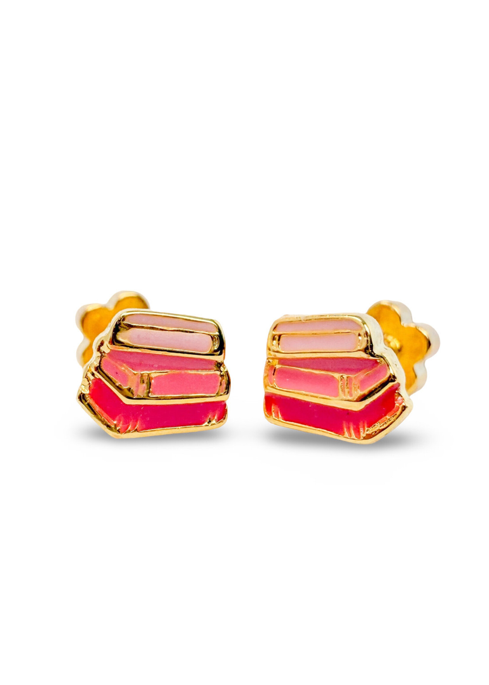 Ethic Goods Tiny Books Stud Earrings