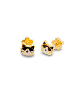 Ethic Goods Tiny Cat Stud Earrings