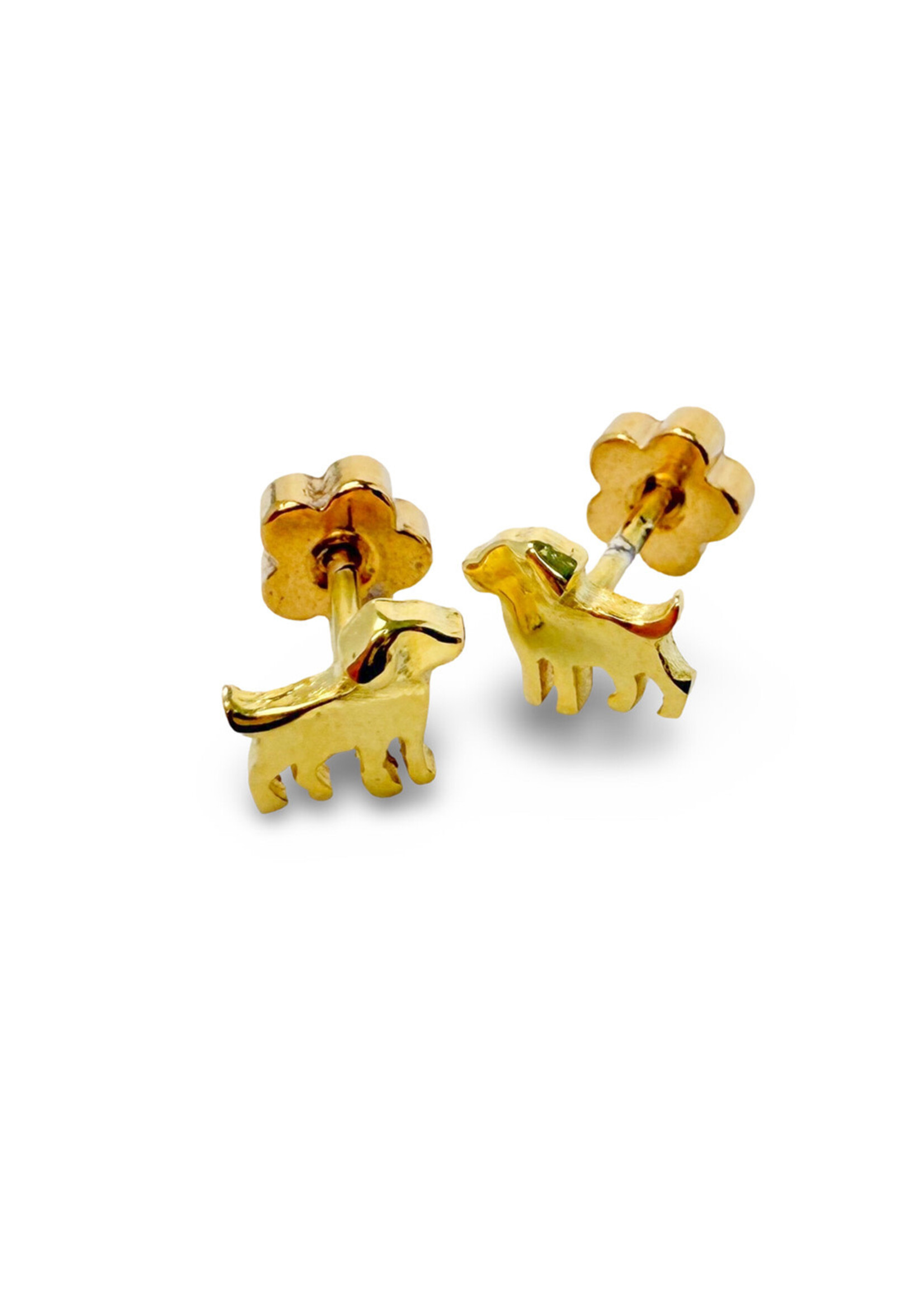 Ethic Goods Tiny Dog Stud Earrings