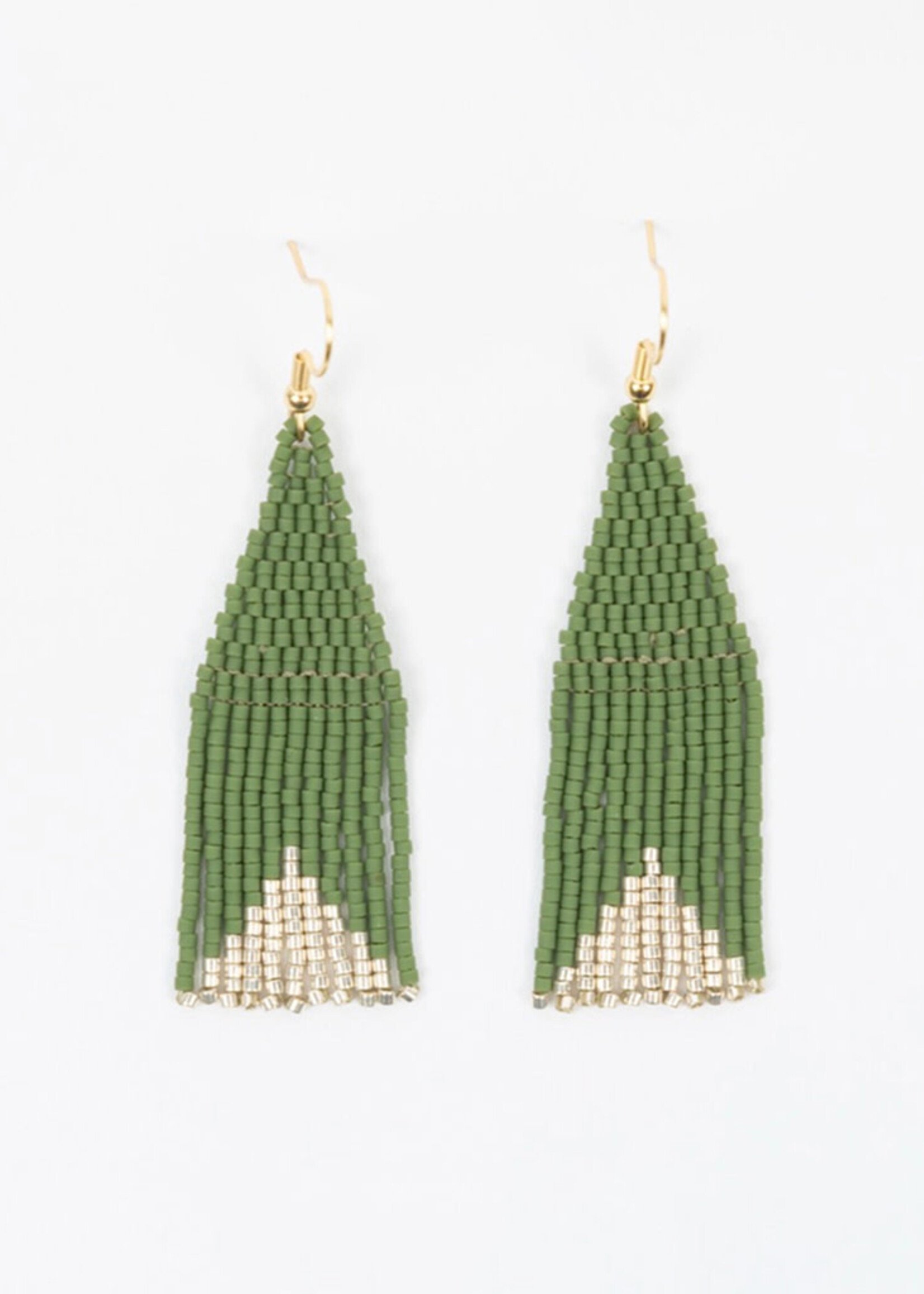 Altiplano Delica Triangle Beaded Earrings
