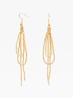 Altiplano Gold Delica Loop De Loop Beaded Earrings