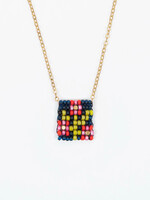 Altiplano Bouquet Beaded Tag Necklace
