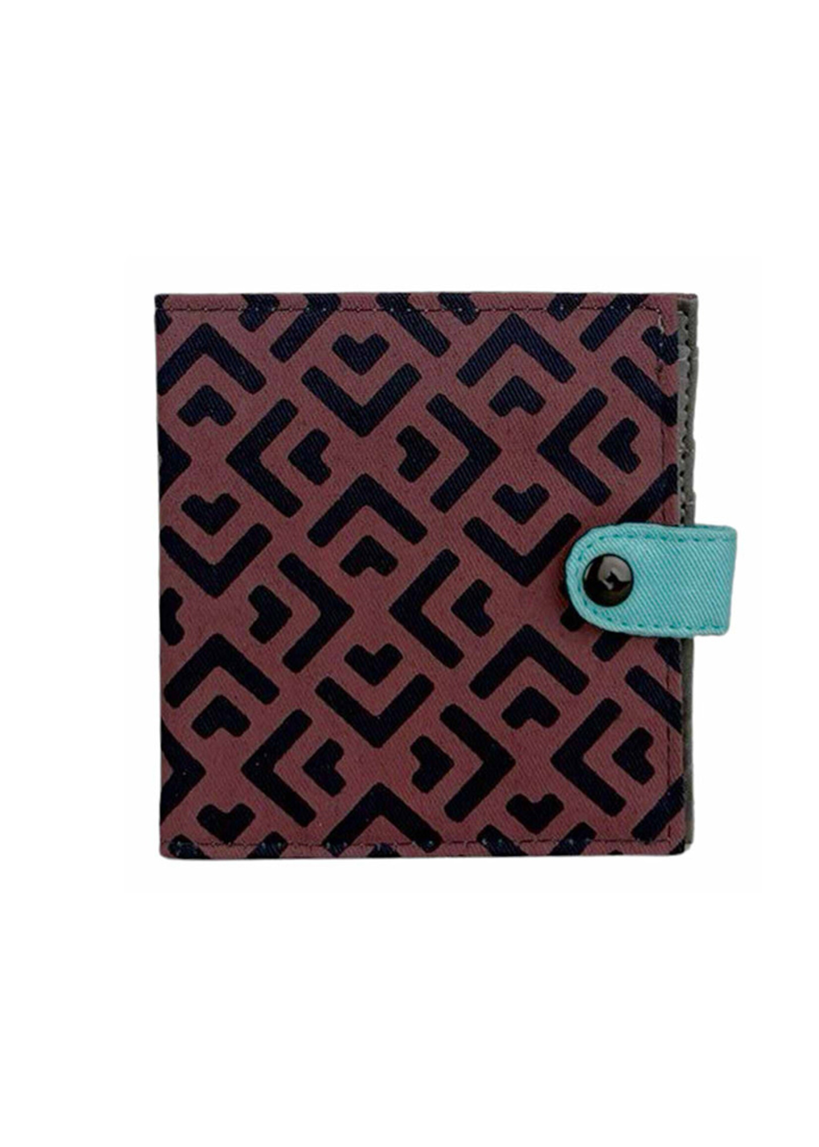 Malia Designs Geometric Print Square Wallet
