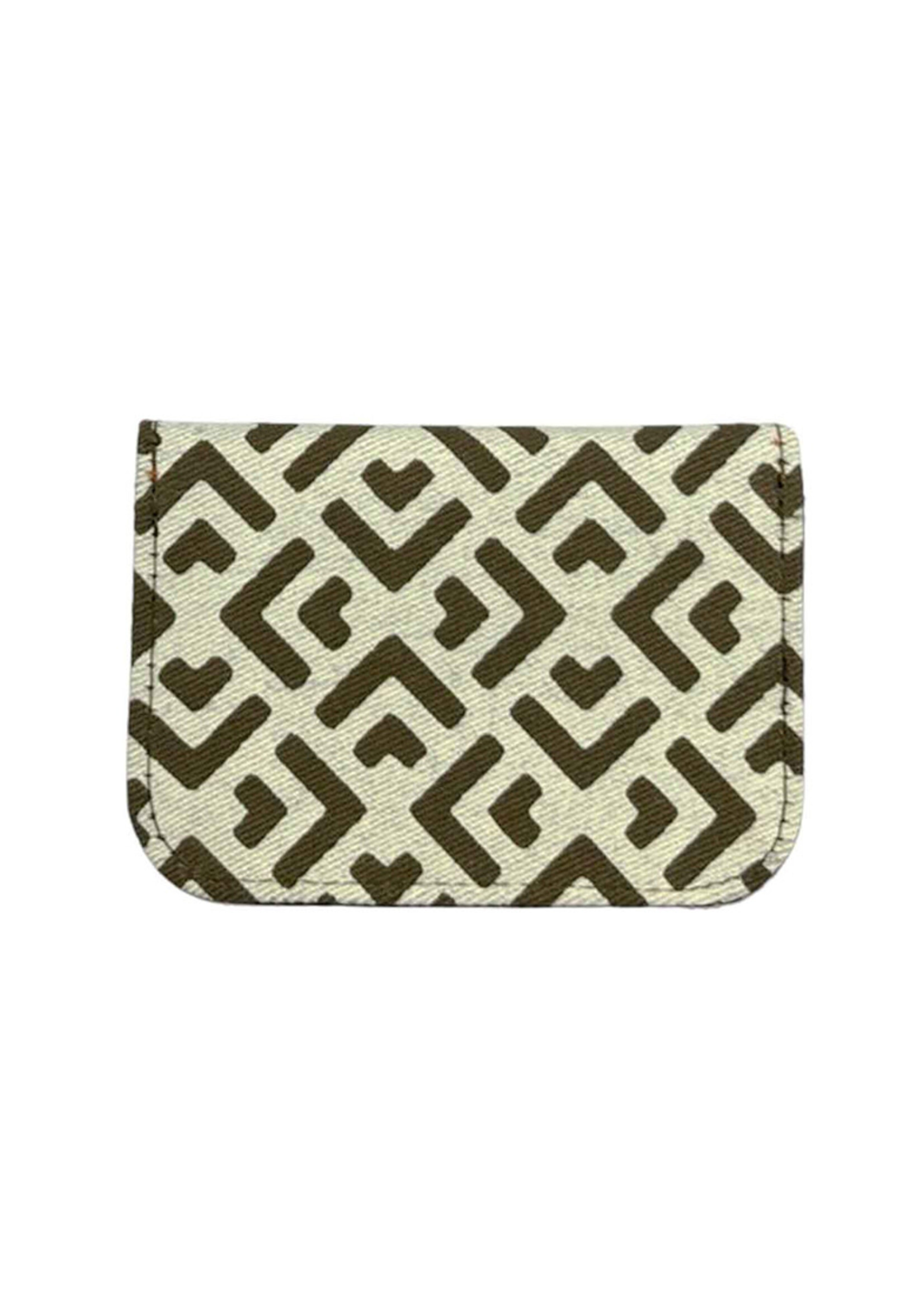 Malia Designs Geometric Print Card Holder Wallet