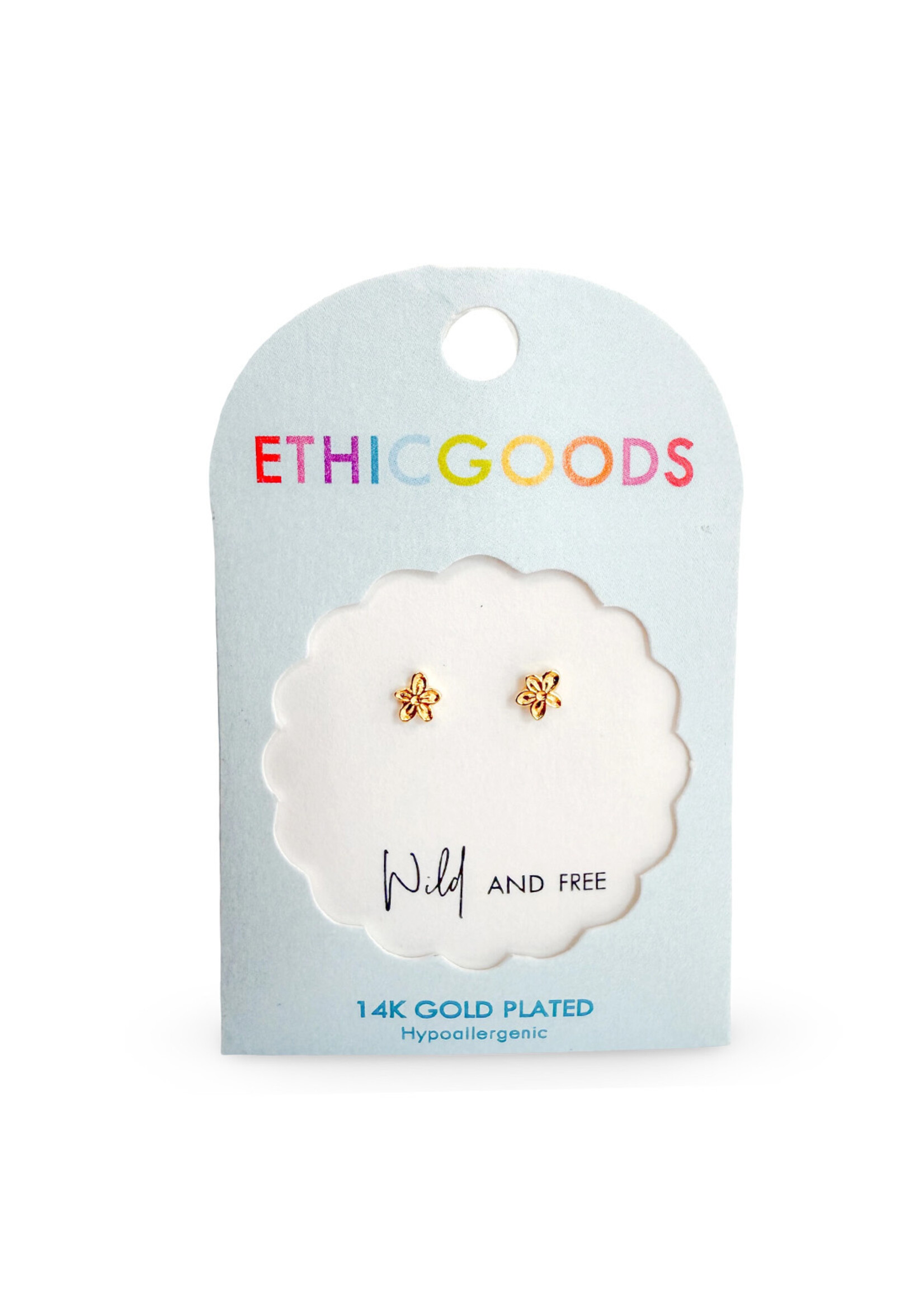 Ethic Goods Tiny Wildflower Studs Earrings