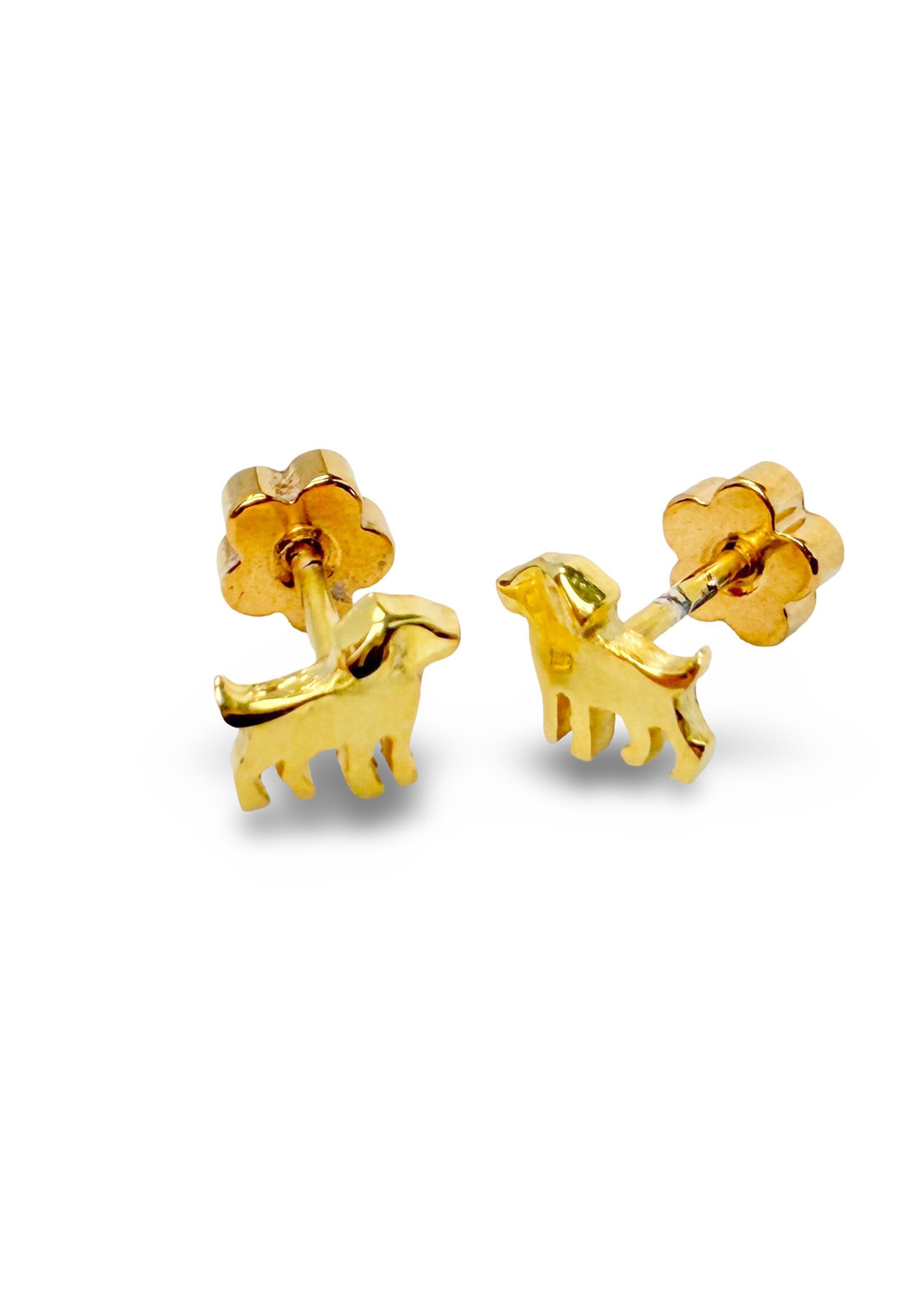 Ethic Goods Tiny Dog Stud Earrings