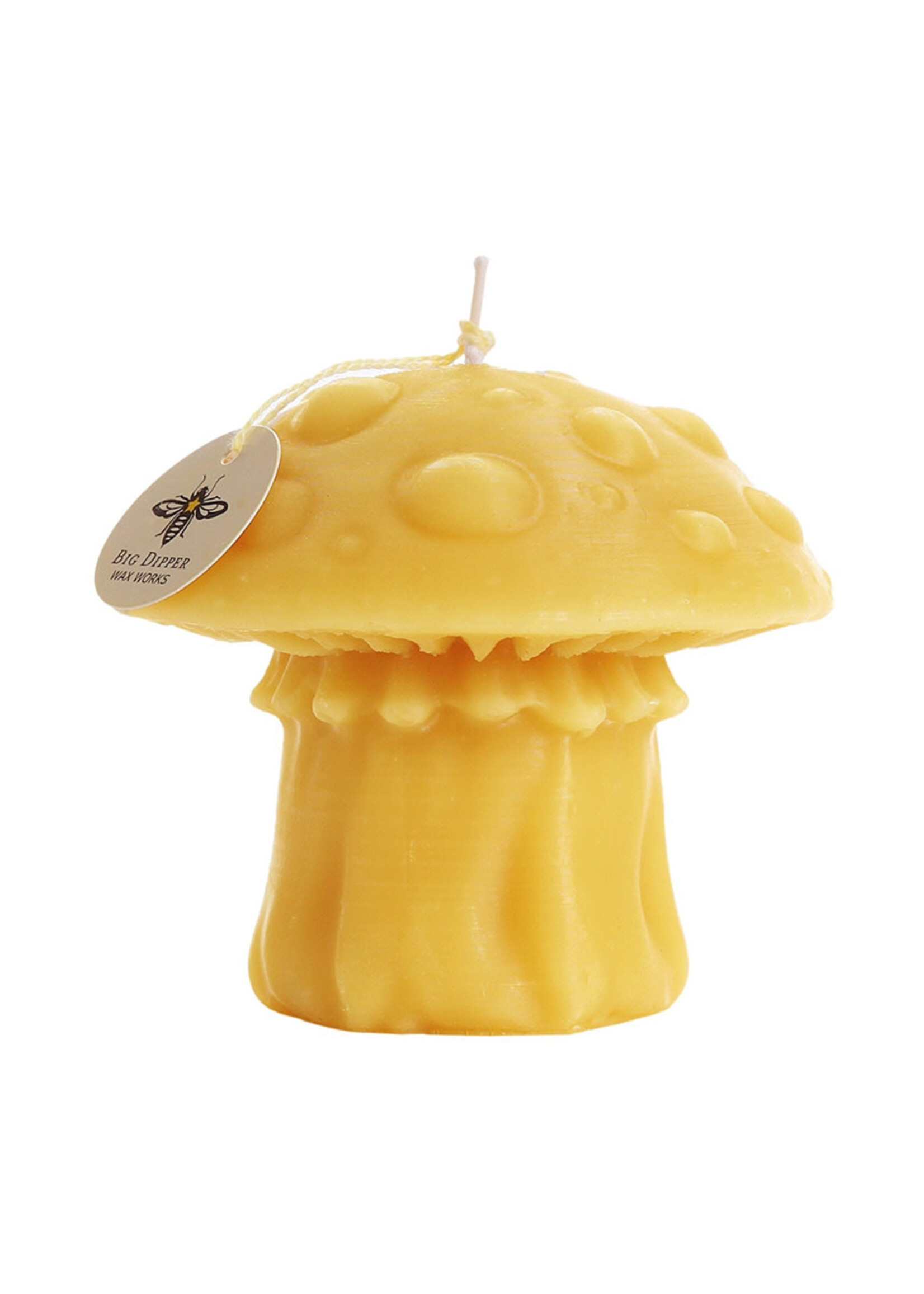 Big Dipper Waxs Works FINAL SALE - Amanita Mushroom Beeswax Candle