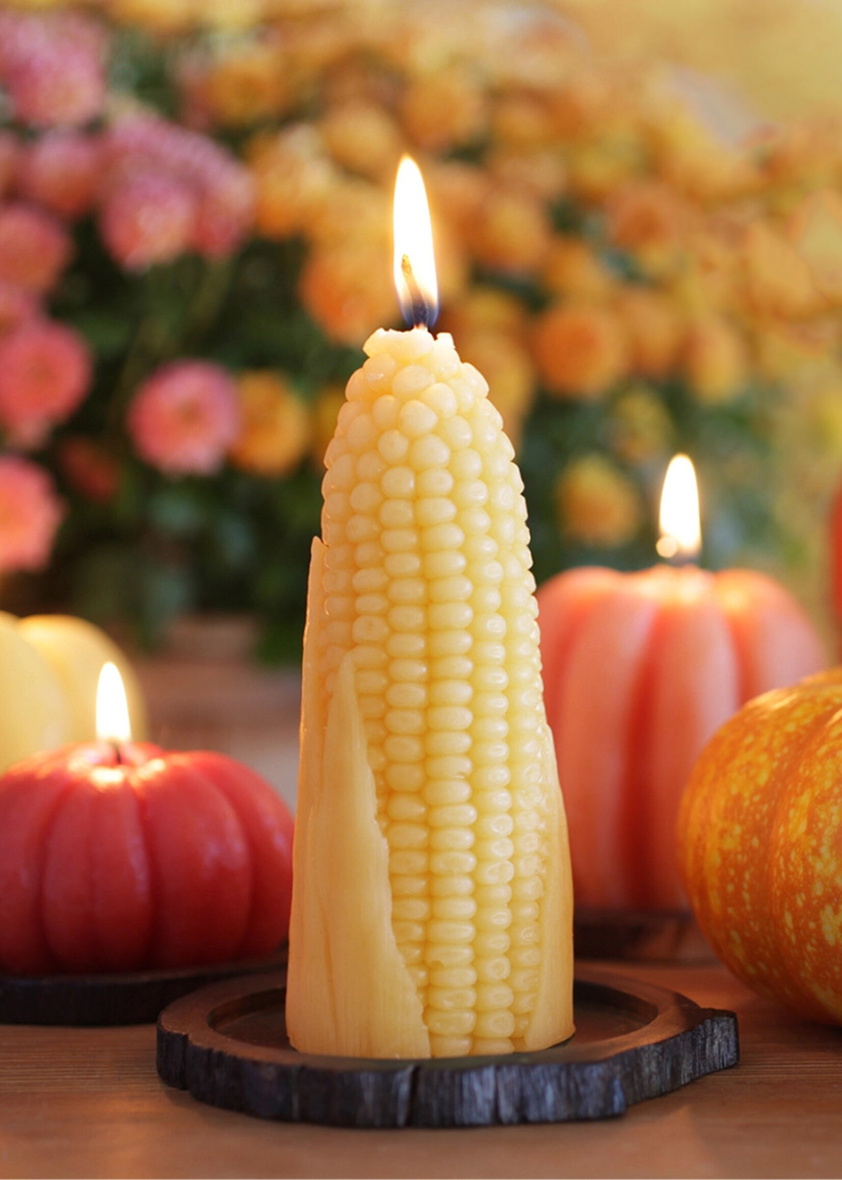Big Dipper Waxs Works Corn Cob Beeswax Candle