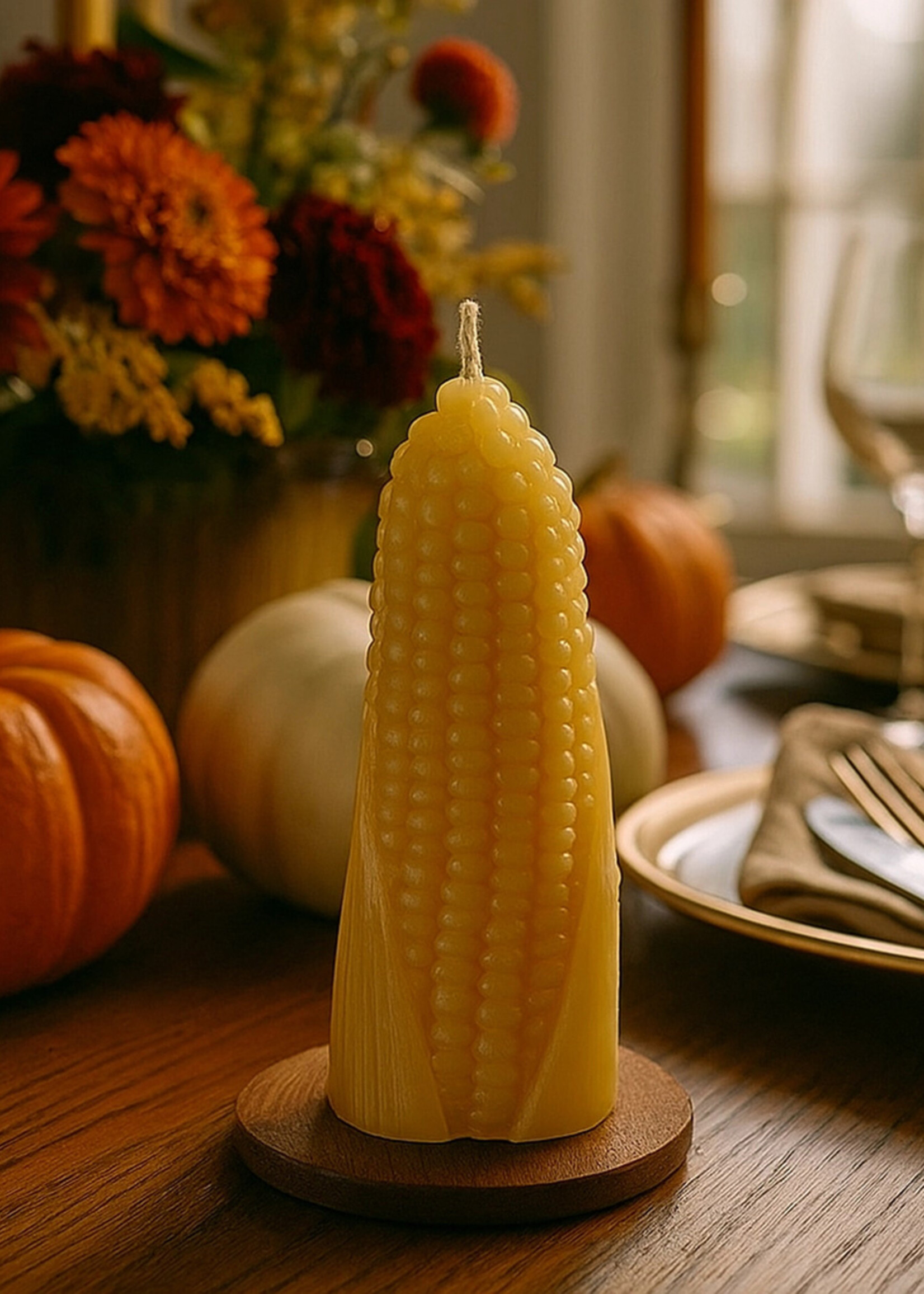 Big Dipper Waxs Works Corn Cob Beeswax Candle