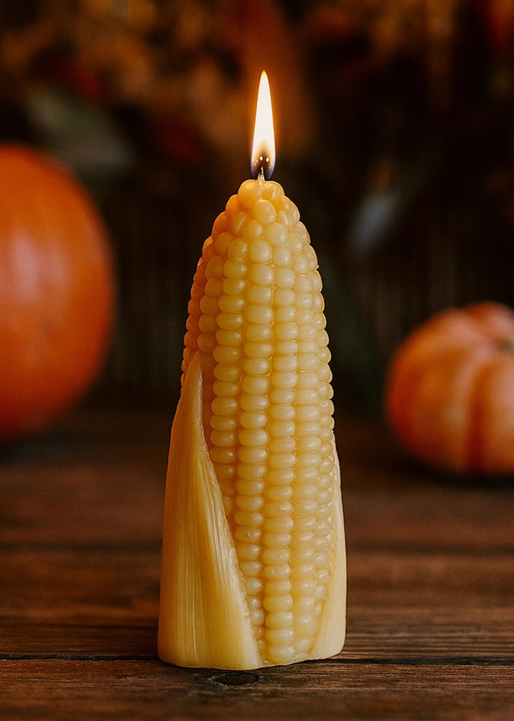Big Dipper Waxs Works Corn Cob Beeswax Candle