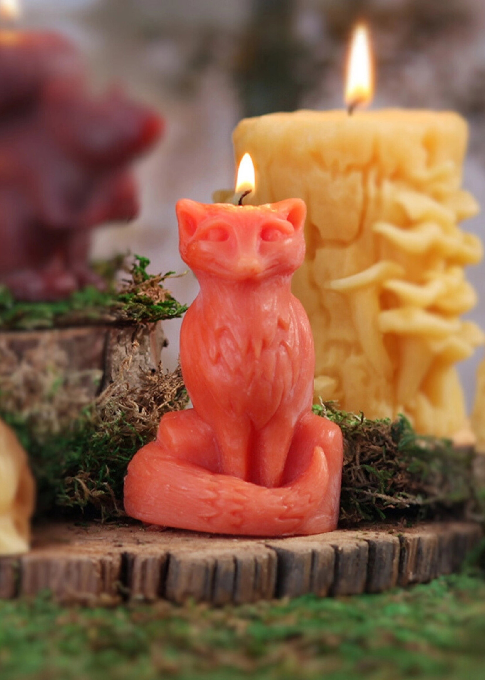 Big Dipper Waxs Works Fox Beeswax Candle